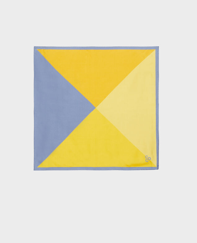 Square silk scarf Infinity