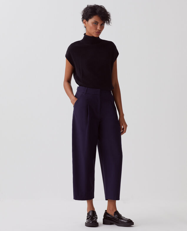 PEGGY - Carrot trousers I690 maritime blue