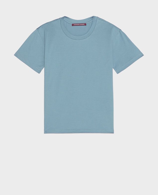 Round neck cotton t-shirt Bluestone