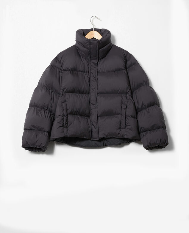 Oversize padded jacket Noir