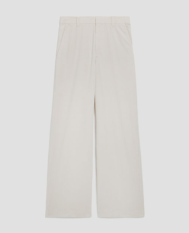 Corduroy trousers U010 white