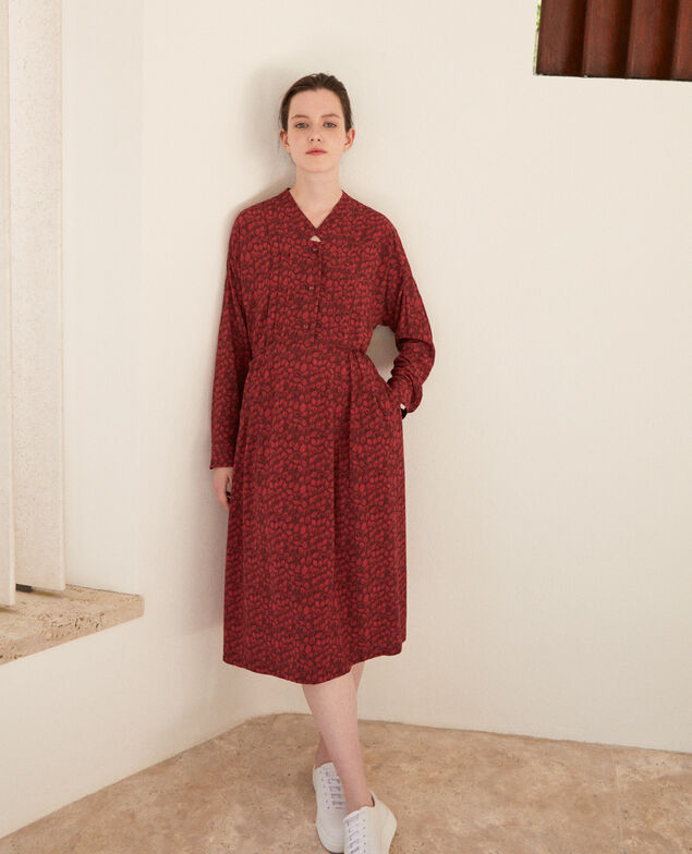 Printed dress Ld rio red