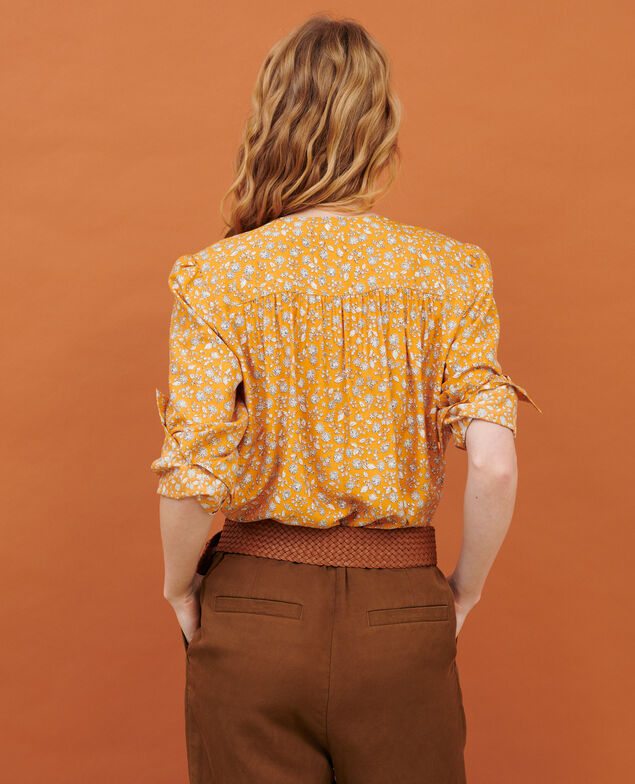 Loose shirt 96 print orange