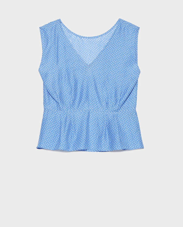 Silk blouse Memphis persian jewel