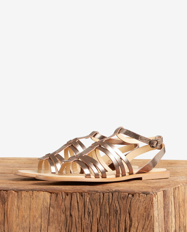 Flat sandals Bronze