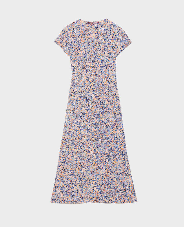 LUDIVINE - Floaty maxi dress 116 print blue