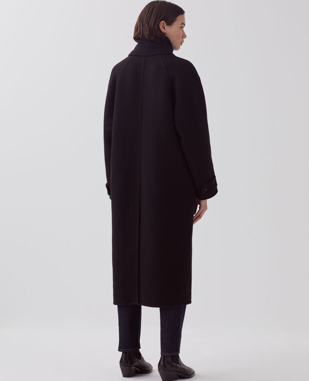 Long coat H091 black beauty