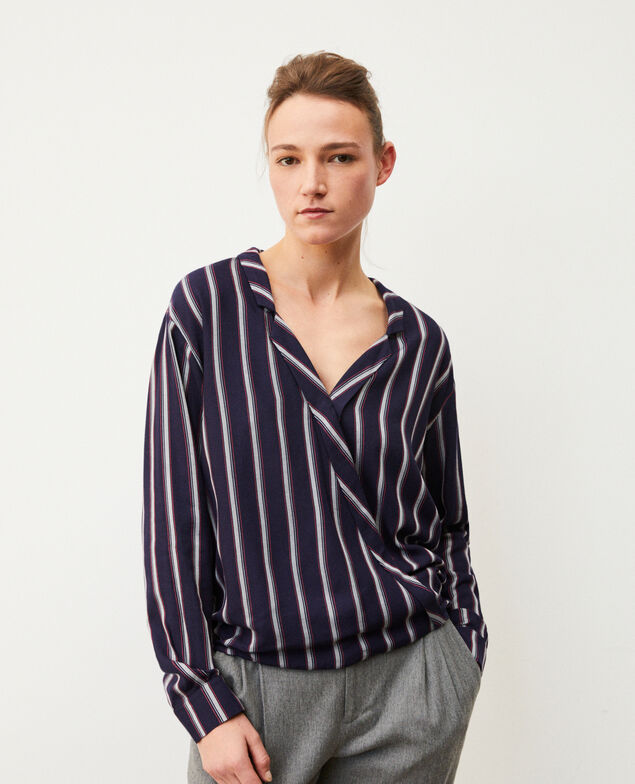 Pyjama-style shirt Blue