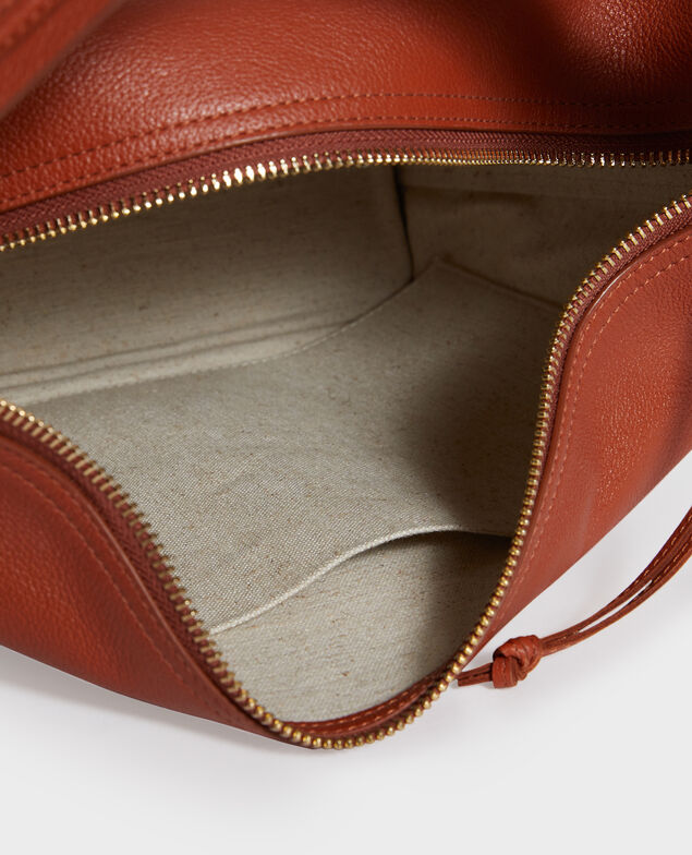 Leather bag 31 beige