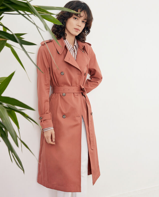 Iconic fit Trench coat Auburn