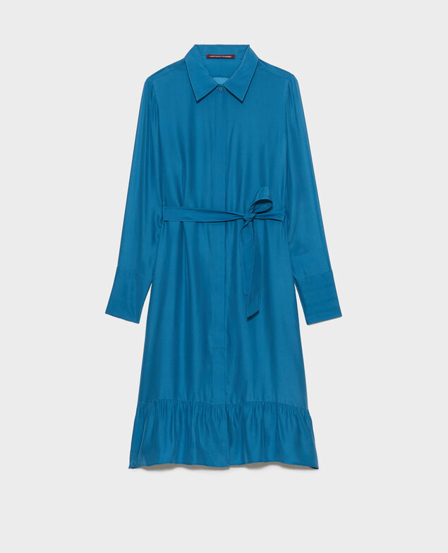 Silk shirt dress Faience
