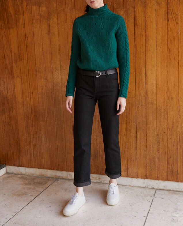 Real straight jeans Black