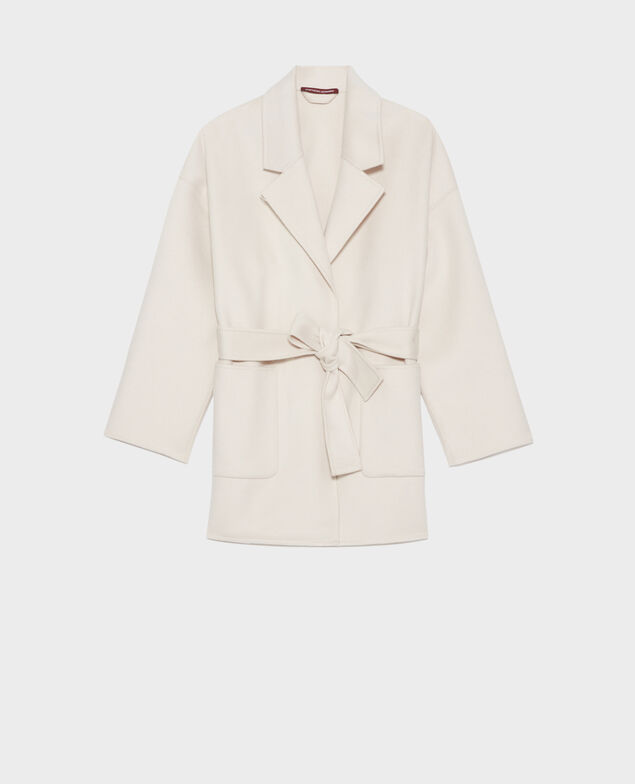 Double-sided wool and cashmere coat 6000c rainy day