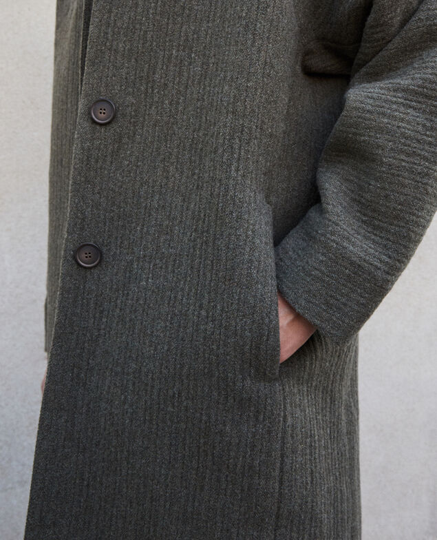 Loose coat Olive night
