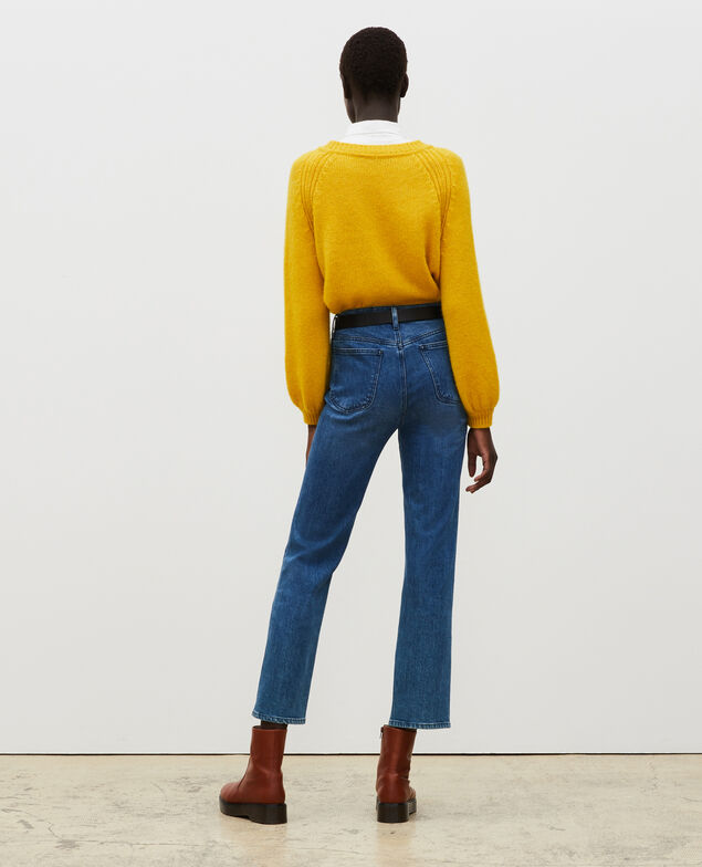 SLIM STRAIGHT - Straight bleached jeans Denim medium wash