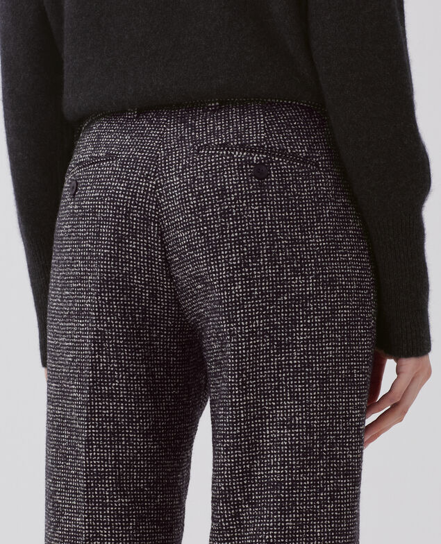 COLETTE - Straight trousers I097 neppie black