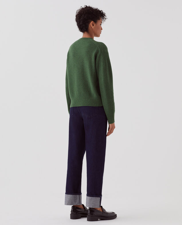 Wool jumper U550 green