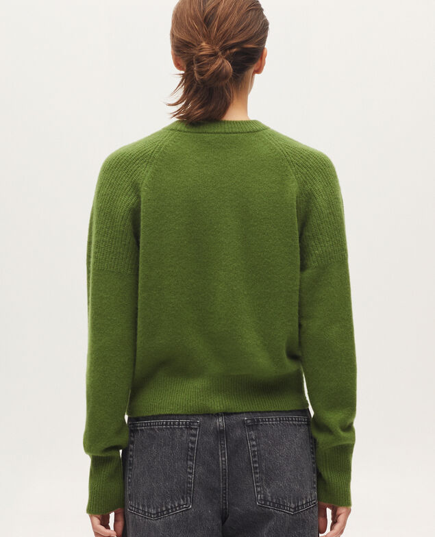 Cashmere jumper K540 pesto