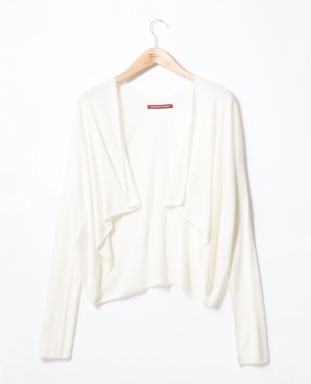 Short cardigan Off white
