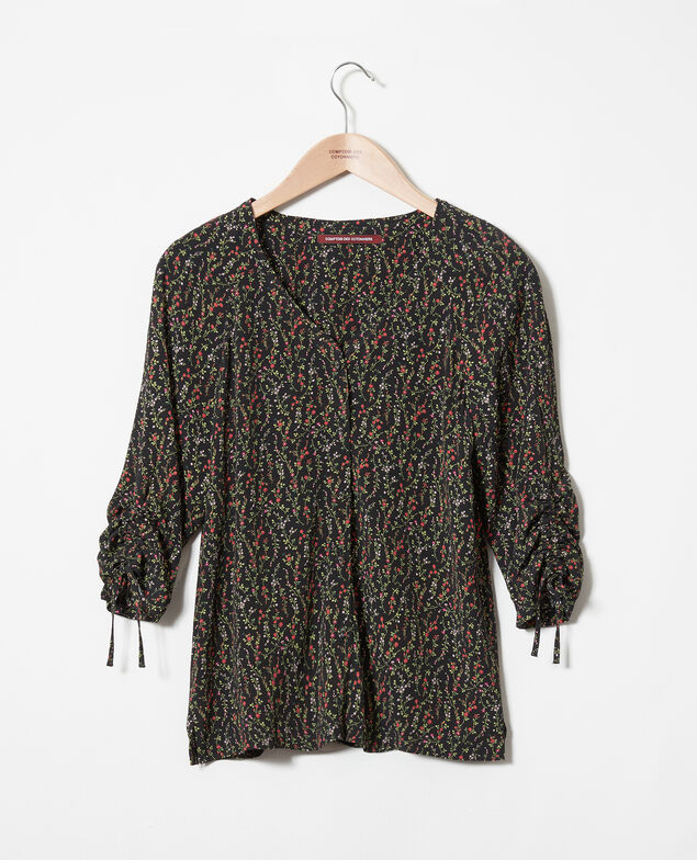 Printed blouse Daphne noir