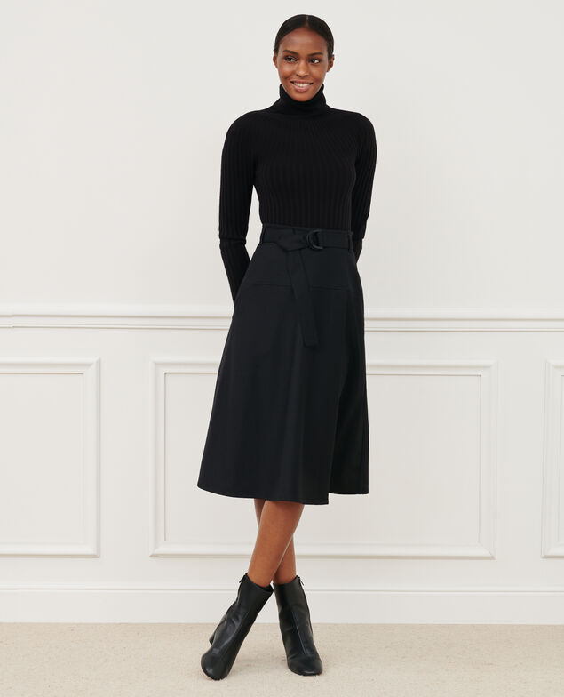 Wool wrap skirt 4216 black_beauty