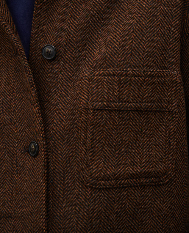 Wool blazer Coffee bean