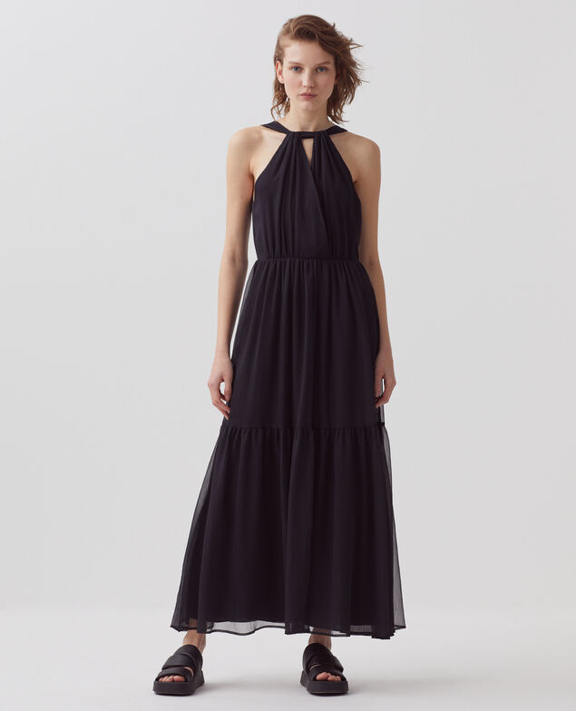 Fluid maxi dress H091 black beauty