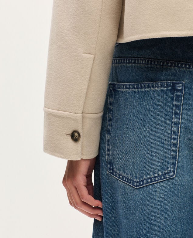 Double-faced jacket K301 light beige