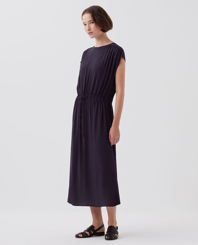 Silky maxi dress H695 night sky
