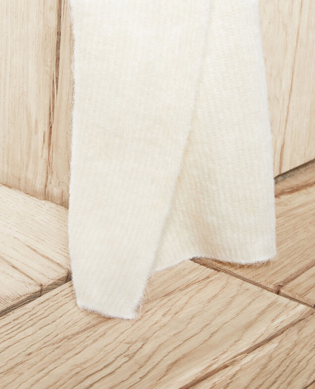 Fluffy scarf Off white