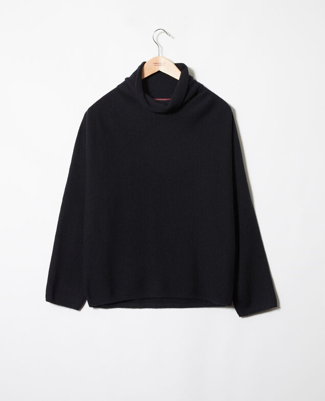 Turtleneck cashmere jumper Noir