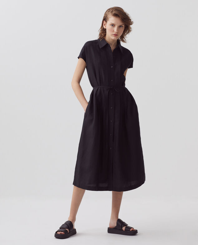 Shirt dress H091 black beauty