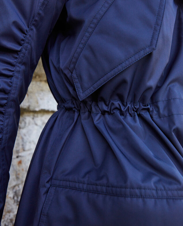 Hooded parka Evening blue
