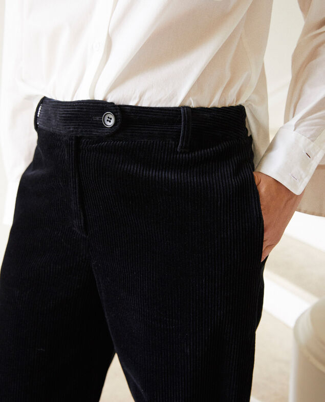 Corduroy trousers Noir