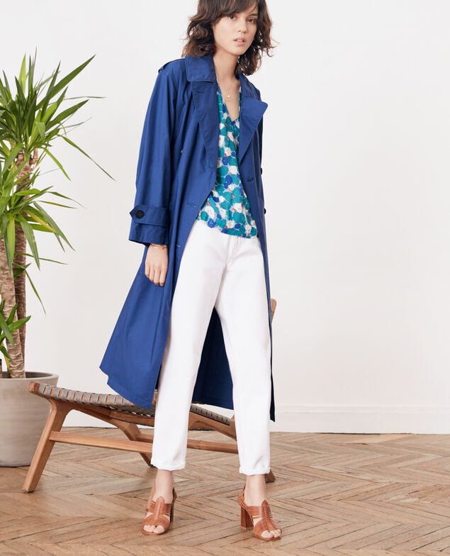 Light trench coat Indigo