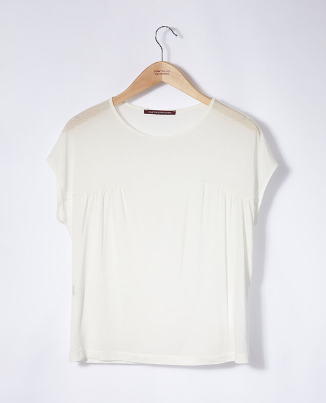Round neck t-shirt White