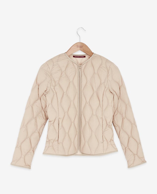 Pocketable down jacket Tan/nude