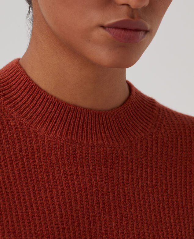 Wool jumper U270 orange