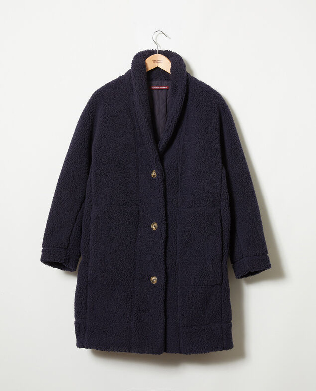 Teddy coat  Dark navy