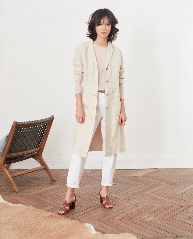 Thin wool jumper Biscuit