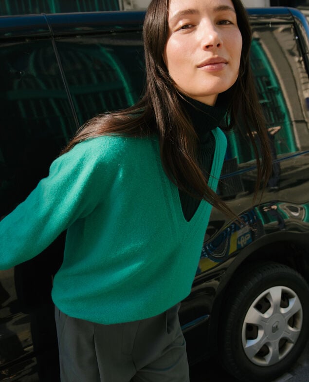Cashmere jumper 8850 54 green