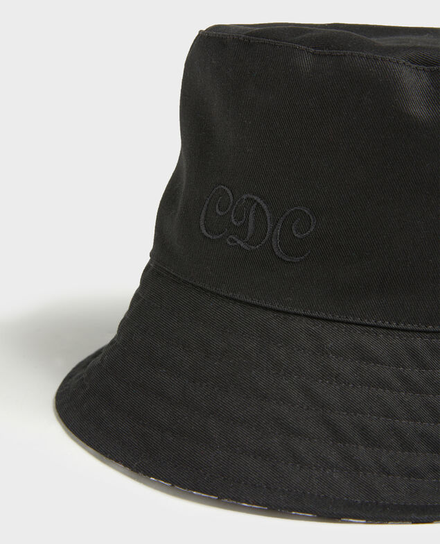 Bucket hat Black vichy black