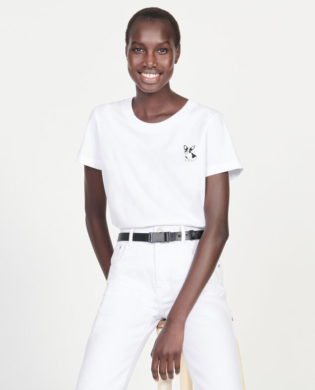  Léon cotton t-shirt Optical white