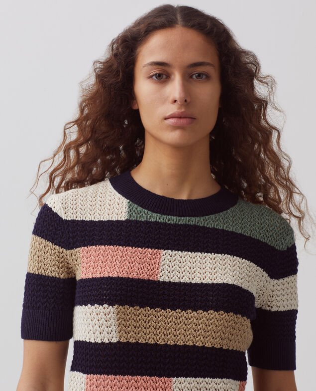 Short-sleeve jumper H691 st multico
