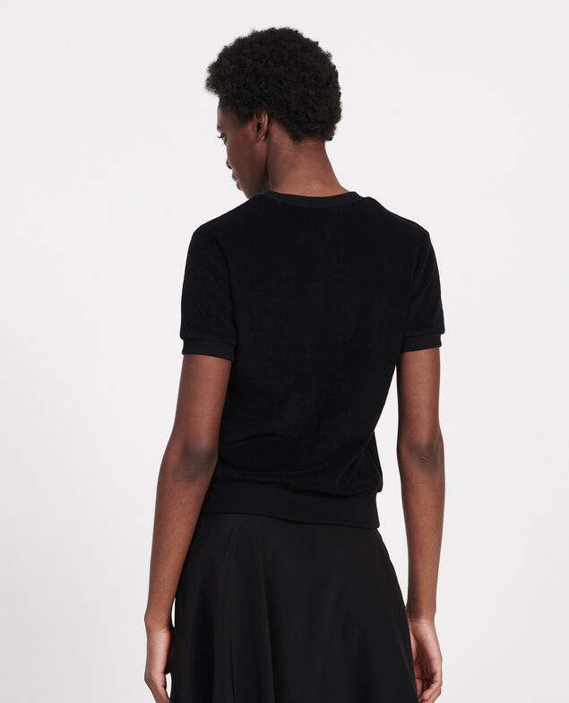 Cotton T-shirt Black beauty