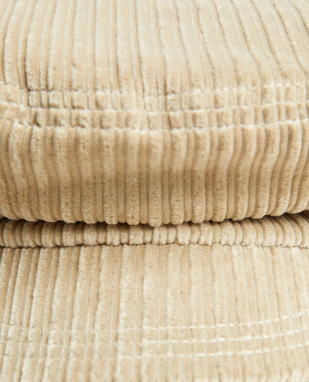 Corduroy cap Light taupe