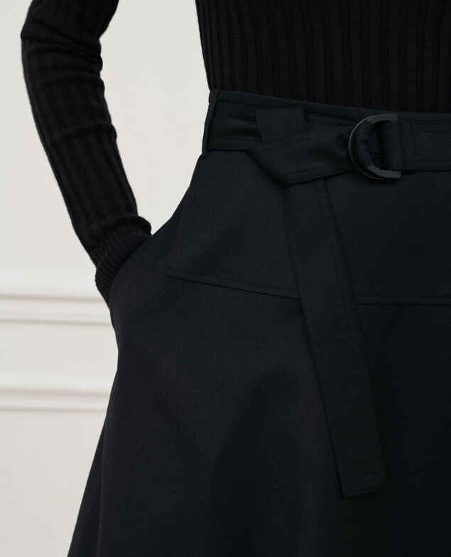 Wool wrap skirt 4216 black_beauty