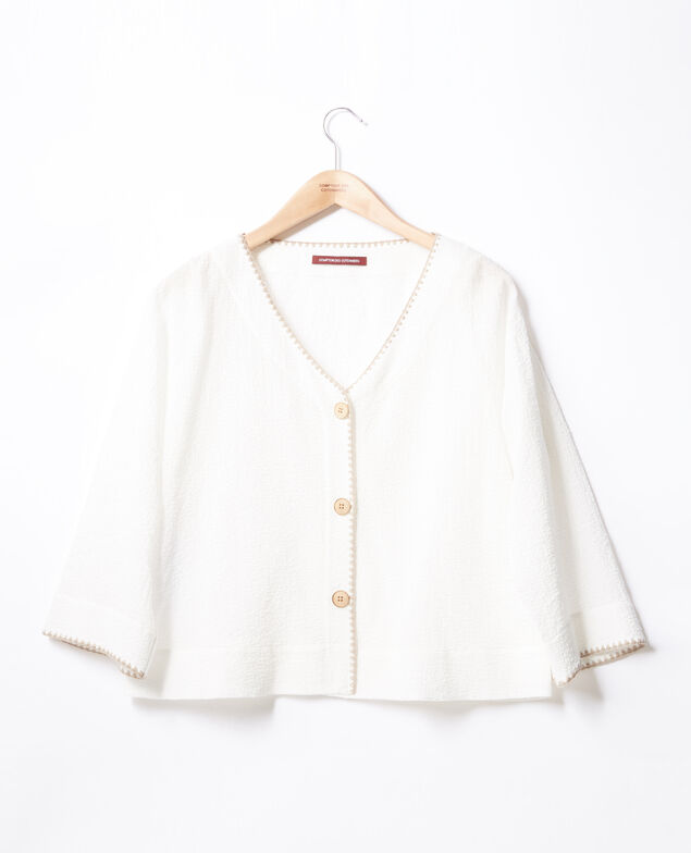 2-in-1: jacket or casual top Kaolin
