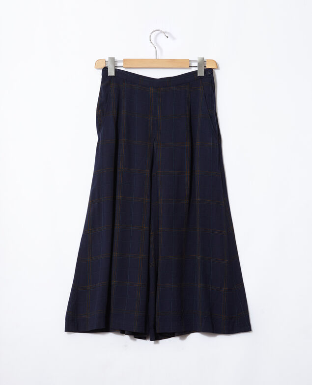  Flared culotte skirt Blue