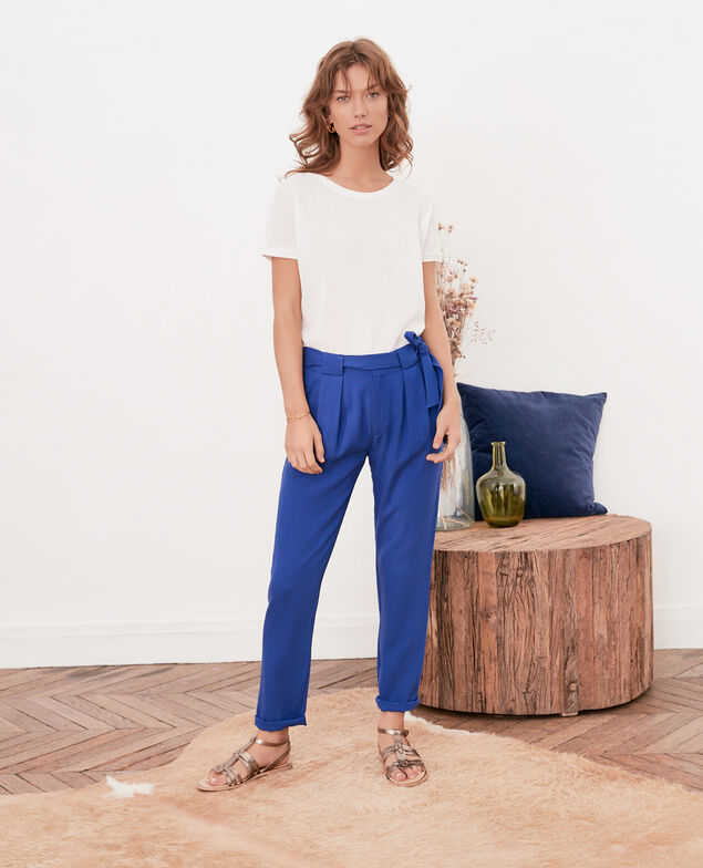 Loose trousers Ultra marine